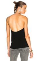 Alexandre Vauthier Stretch Jersey Halter Top In Black