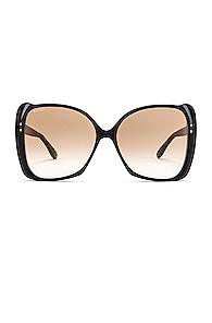 Gucci Square Acetate Sunglasses In Black
