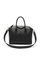 Givenchy Small Smooth Leather Antigona With Studded Piping In Black