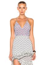 Altuzarra Hammond Top In Abstract,blue,red