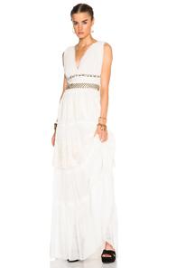 Lanvin Lace Gown In White