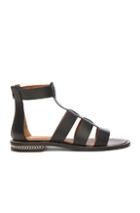 Givenchy Leather Gladiator Sandals In Black