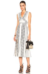 Peter Pilotto Index Dress In Neutrals,geometric Print