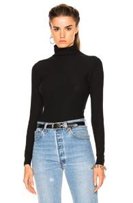 Acne Studios Ida Turtleneck Top In Black