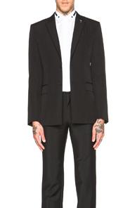 Givenchy Two Button Blazer In Black