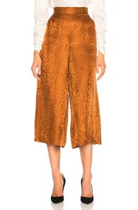 A.l.c. Jameson Pant In Animal Print,orange