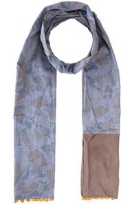 Kolor Scarf In Blue,abstract