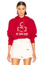 Isabel Marant Etoile Mansel Hoodie In Red