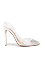 Alexandre Vauthier Amber Ghost Crystal Heel In White
