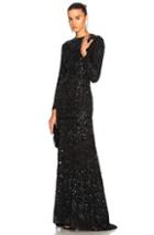 Needle & Thread Midnight Lace Gown In Black