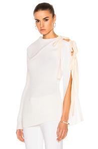 Monse Wool Blend Sweater In Neutrals,white