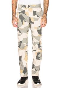 The North Face Westbrae Cargo Pant In Camo,green,white