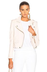 Iro Ashville Leather Jacket In Neutrals,pink