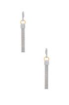 Alexander Wang Ball Chain Earrings In Metallics