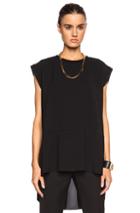 By Malene Birger Annomi Poly Top In Black