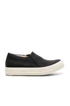 Drkshdw By Rick Owens Scarpe Deck Sneakers In Black