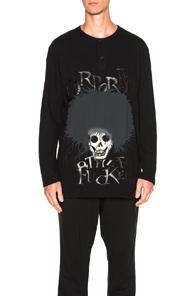 Yohji Yamamoto Corporate Tee In Black