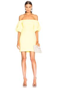 Cushnie Et Ochs Silvia Dress In Yellow