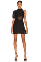 Cushnie Et Ochs Mock Neck Mini Dress In Black