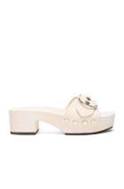 Alexander Wang Leather Maya Sandals In White