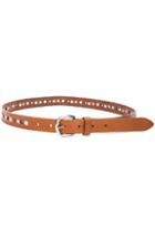 Isabel Marant Zoe Eyelet Belt In Brown