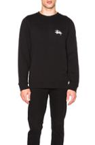 Stussy Basic Logo Pullover In Black