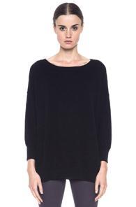 Inhabit Cashmere Weekend Sweater In Black