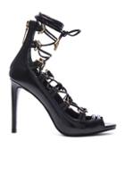 Pierre Balmain Lace Up Heel In Black