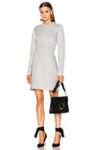 Proenza Schouler Patchwork Knit Dress In Gray