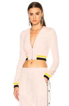 Alessandra Rich Zip Up Tracksuit Jacket In Pink