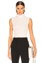 Helmut Lang Sheer Rib Neck Tank In Neutral