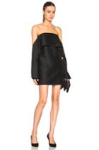 Dion Lee Paper Tux Wool Levitation Dress In Black