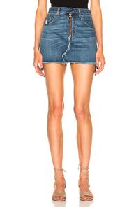 Rag & Bone/jean O Ring Skirt In Blue