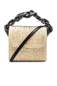 Marques ' Almeida Chain Bag In Black,neutral