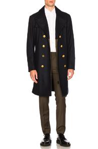 Coach 1941 Wool Captains Jacket In Blue