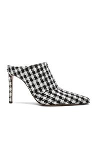 Altuzarra Canvas Davidson Mules In Black,white
