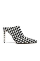 Altuzarra Canvas Davidson Mules In Black,white