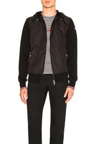 Moncler Maglia Cardigan Jacket In Black