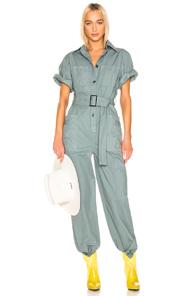 Acne Studios Phyllis Jumpsuit In Green