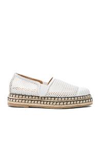 Flamingos Mesh Limbo Espadrilles In White