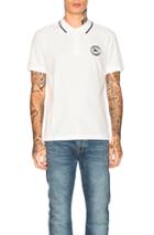Burberry Moreton Logo Polo In White