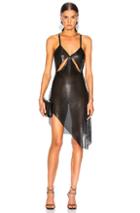Fannie Schiavoni Metal Mesh Dress In Black