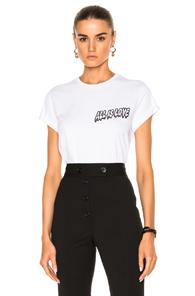 Stella Mccartney All Is Love Embroidery T-shirt In White