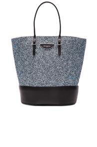 Balenciaga Cabas Maxi Tote In Blue,black