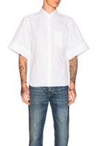 Acne Studios Birch Cotton Shirt In White