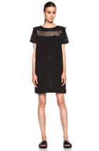 Isabel Marant Etoile Caleen Cotton-blend Voile Vintage Dress In Black