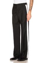 Givenchy Contrast Stripe Trousers In Black