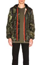 Givenchy Printed Lightweight Jacket In Green,abstract