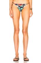 Bower Bang Bang Bikini Bottom In Abstract,green,red