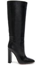 Gianvito Rossi Leather Laura Knee High Boots In Black